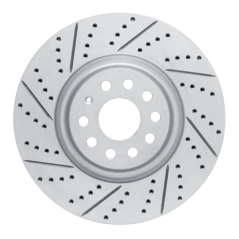 DFC 12-25 Audi Q3 Front Left Drilled & Slotted Geoperformance Rotor
