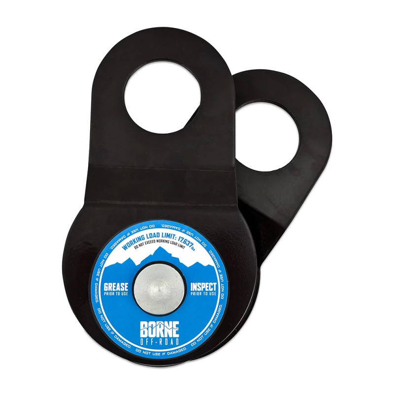 Mishimoto Borne Snatch Block 8 Ton (deutsch: 8-Tonnen-Seilrolle)
