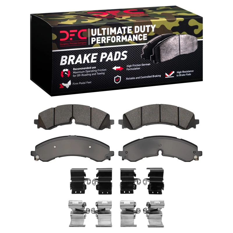 DFC 20-25 Chevrolet Silverado 2500 HD Front/Rear Ultimate Duty Perf Pads & Hardware Kit