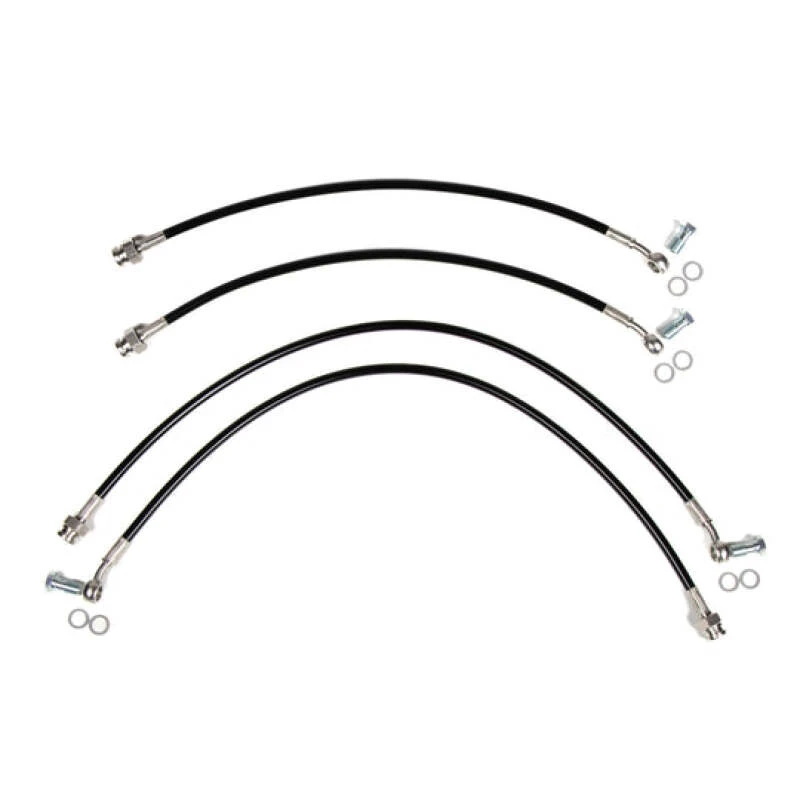 Chase Bays Front and Rear Extended Caliper Brake Lines for 1997-2013 Chevrolet Corvette C5/C6