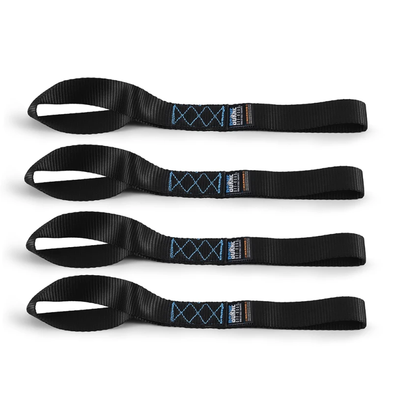 Mishimoto Soft Loop Zurrgurte (4er-Pack) Schwarz