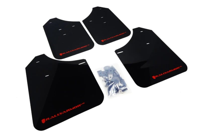 Rally Armor Black UR Mud Flap w/Red Logo for 02-07 Subaru WRX/STI/RS/2.5i (Wagons Req. Mod.)