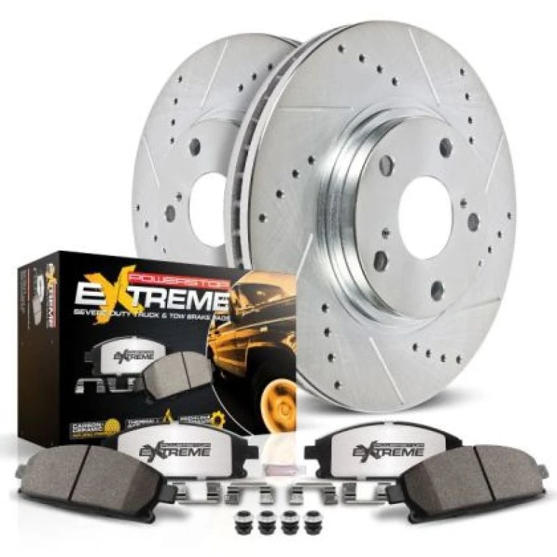 powerstop_K8430-36-6794569a1e454 Power Stop 13-14 Ford Edge Rear Z36 Truck & Tow Brake Kit