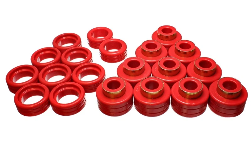 energy-suspension_3.4146R-67932dc9c816d Energy Suspension 95-99 GM Tahoe/Yukon/Denali 2WD/4WD Rote Karosserie (Fahrerhaus) Halterungssatz