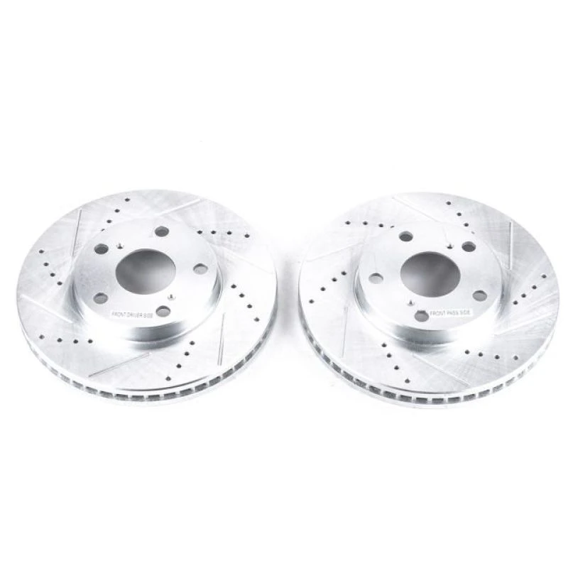 powerstop_JBR712XPR-679459f821310 Power Stop 92-01 Lexus ES300 Front Evolution Drilled & Slotted Rotors - Pair