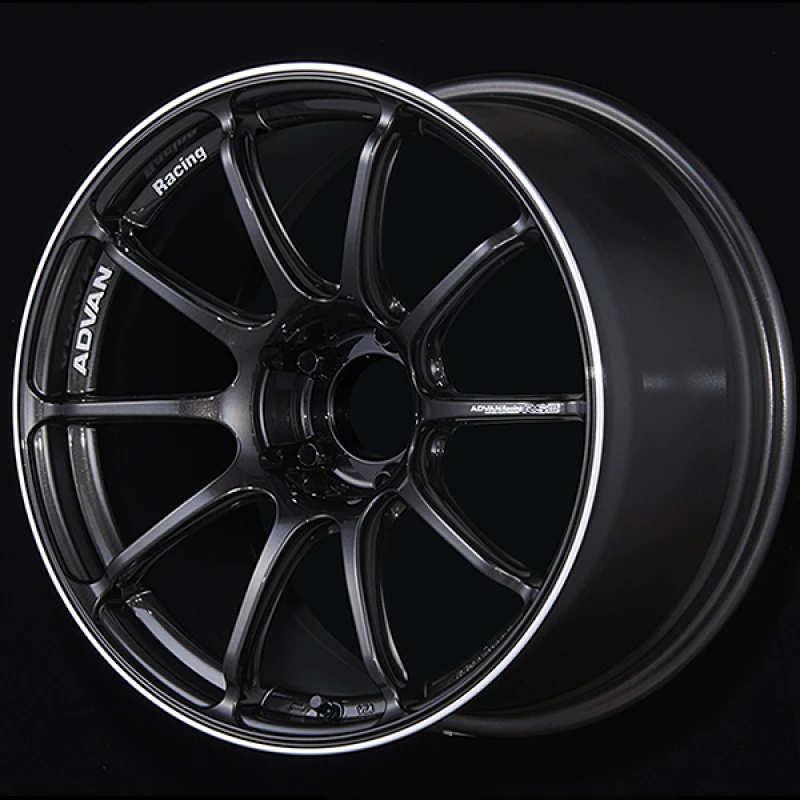 Advan RSIII 18x8.0 / +37 Offset / 5x100 / 63mm Bore / Black Gunmetallic and Ring