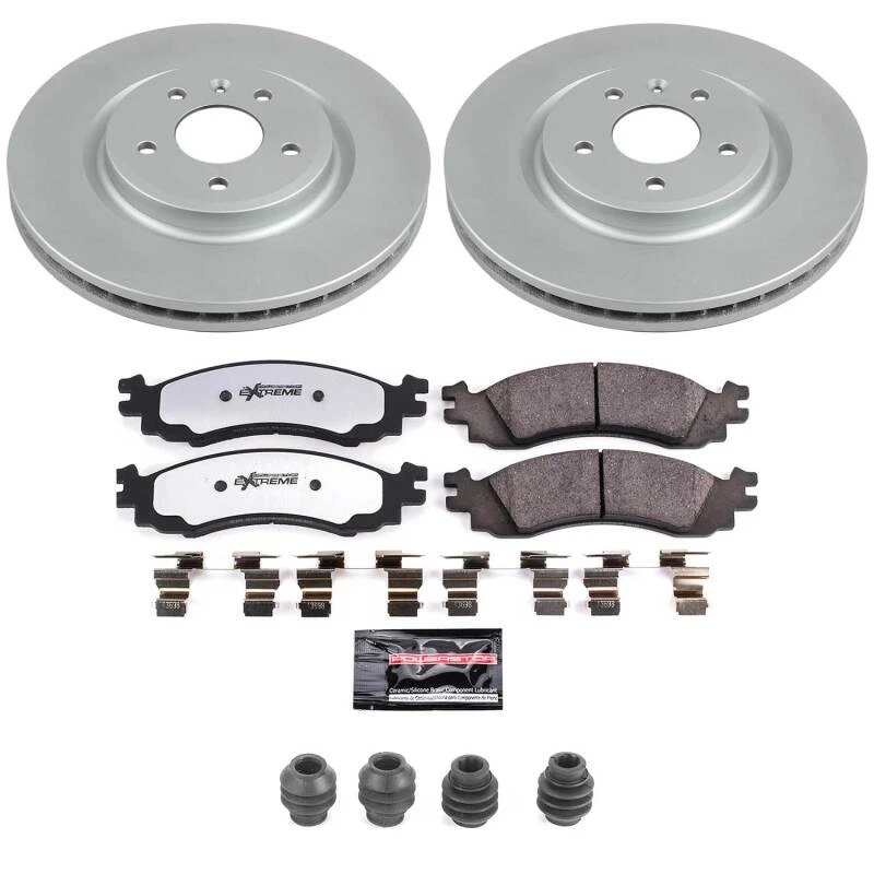 Power Stop 2010 Ford Taurus Front Z36 Coated Truck & Tow Brake Kit