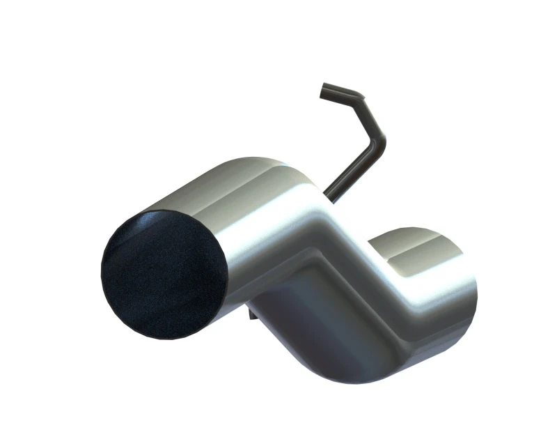 MBRP 2001-2005 Chev/GMC Duramax 6.6L Regular Cab 4 Zoll Extension-Rohr Aluminized