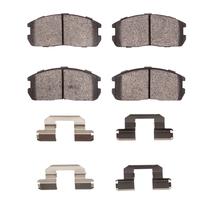 DFC 85-90 Dodge Colt Front 5000 Advanced Semi Metallic Brake Pads and Hardware Kit