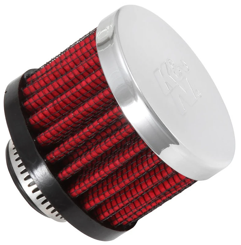 K&N 0,625 Zoll ID 2 Zoll OD 1,5 Zoll H Klemm-Ölnebel-Filter