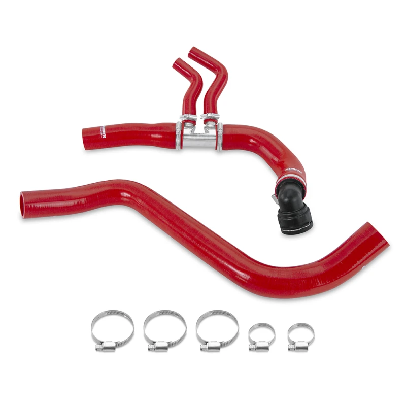 Mishimoto 15-17 Ford Expedition 3.5L EcoBoost Silikon-Kühlwasserschlauch-Kit - Rot