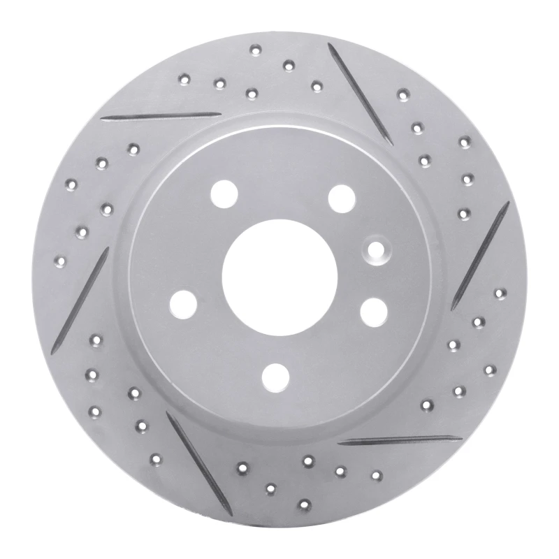 DFC 11-22 Buick Encore Rear Right Drilled & Slotted Geoperformance Rotor