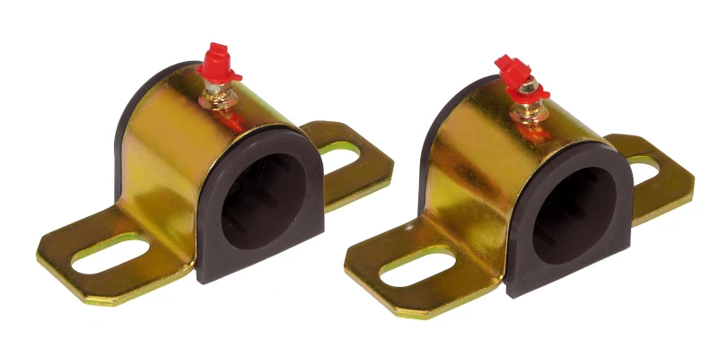 Prothane Universal Greasable Sway Bar Bushings – 1 1/4 Zoll – Typ B Halterung – Schwarz