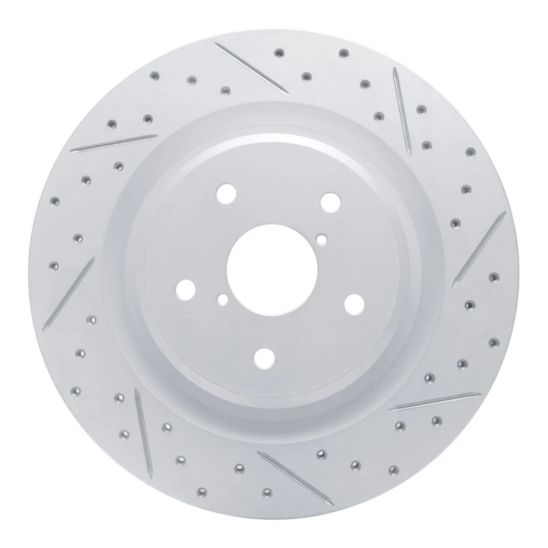 DFC 19-25 Subaru Ascent Rear Right Drilled & Slotted Geoperformance Rotor