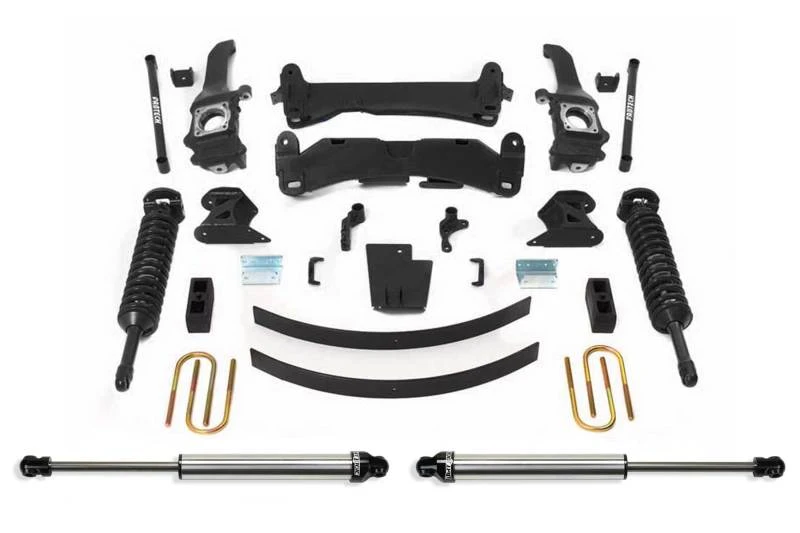 Fabtech 05-14 Toyota Tacoma 4WD/2WD 6-Lug-Modelle 6-Zoll-Perf-System mit Dlss 2.5 C/Os & Rr Dlss