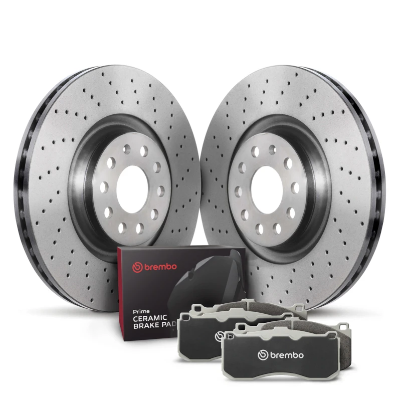 Brembo OE 15-20 Audi A3 Quattro/19-23 Q3/15-20 S3/16-23 TTS Quattro/19-23 Arteon Hintere Bremsscheiben-Kit