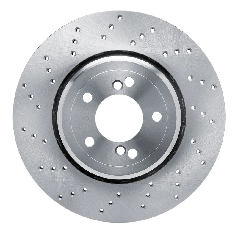 DFC 08-13 BMW M3 Left Rear Drilled Brake Rotor