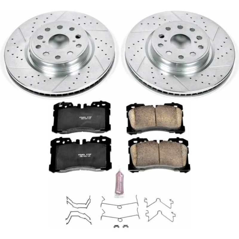 powerstop_K5824-679455c05185f Power Stop 10-17 Lexus LS460 Front Z23 Evolution Sport Brake Kit