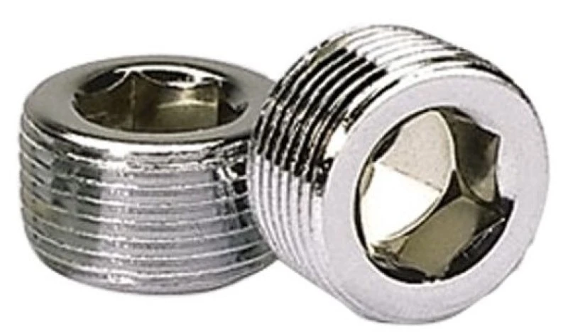 Moroso Chromstahl Rohrstopfen 3/4 Zoll NPT Gewinde – 2er Set