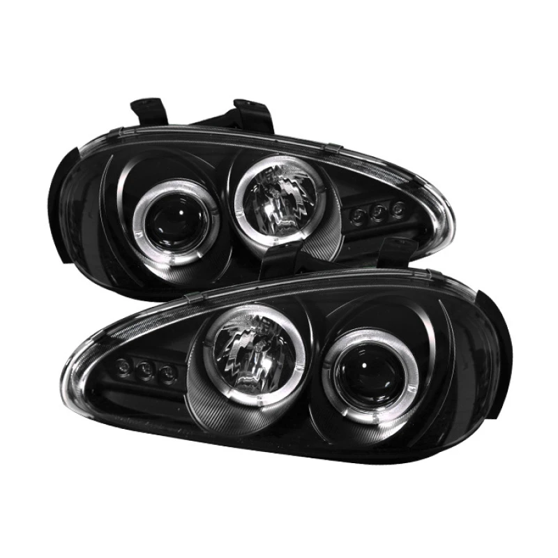 spyder_5011503-6794b8cef394f Spyder Mazda MX3 92-96 Projector Headlights LED Halo LED Black High H1 Low H1 PRO-YD-MMX392-HL-BK