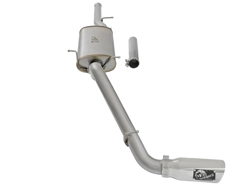 aFe MACHForce XP Auspuff-System Cat-Back Polierte Endrohre 09-17 GM Silverado 1500 4.3/5.3L RegCab SB/LB