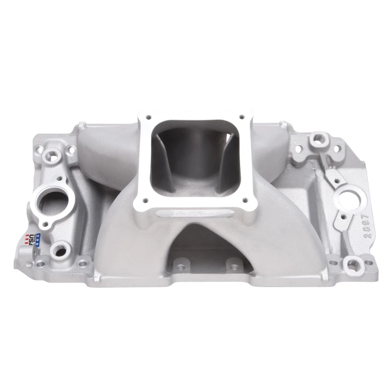 Edelbrock-Ansaugkrümmer BB Chevy Tall Deck Super Victor II (632) CNC-Port-Matched für 60409 CNC-Köpfe