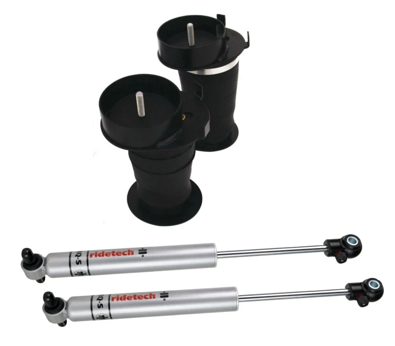 Ridetech 65-70 Pontiac Fullsize Rear CoolRide Air Spring & RQ-S Shocks