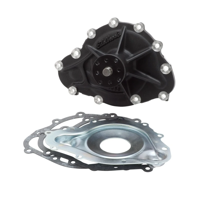 edelbrock_88563-679323537f1f2 Edelbrock Wasserpumpe Hochleistung Pontiac 1969-79 389-455 CI V8 Motoren Standardlänge