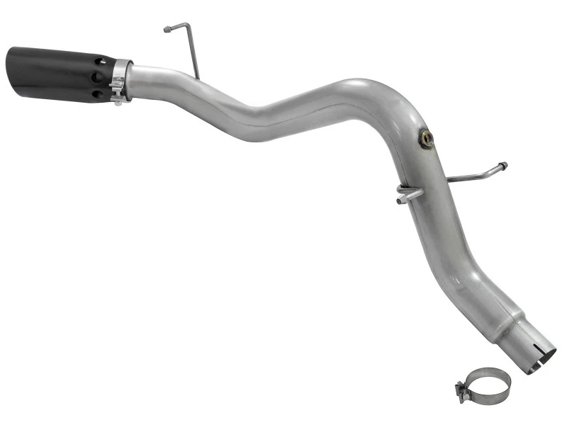 aFe LARGE BORE HD 3,5 Zoll DPF-Back Alu-Auspuff mit schwarzer Spitze 2016 GM Colorado/Canyon 2,8L (td)