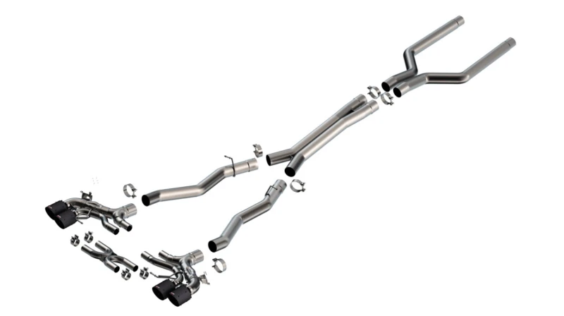 Borla ATAK Cat-Back Auspuffanlage für 2020–2025 BMW M8 Gran Coupe