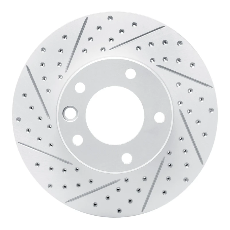 DFC 08-18 Mercedes-Benz G550 Front Left Drilled & Slotted Geoperformance Rotor