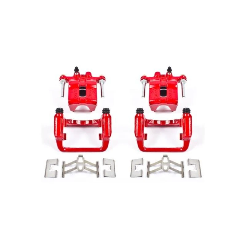 Power Stop 99-04 Acura RL Rear Red Calipers w/Brackets - Pair