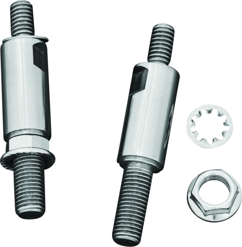 Kuryakyn Raised Mirror Adaptors Chrom für Metric Modelle (ohne Yamaha)