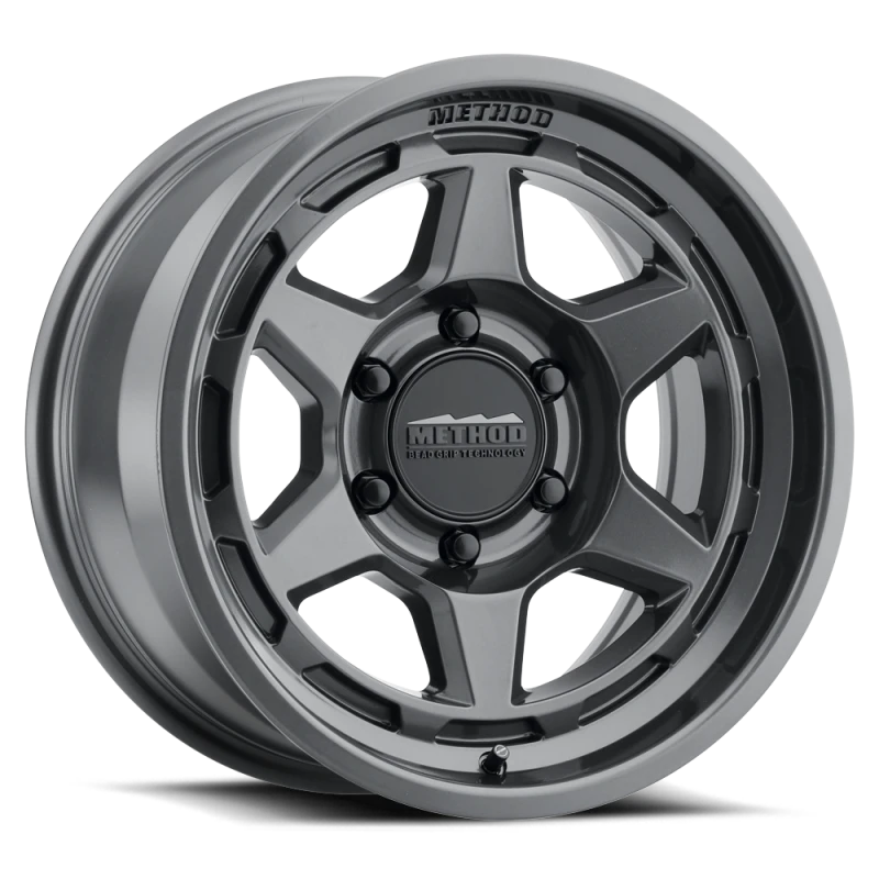 Method MR708 Bead Grip 17x8.5 0mm Offset 6x5.5 106.25mm Centerbore - Gloss Titanium