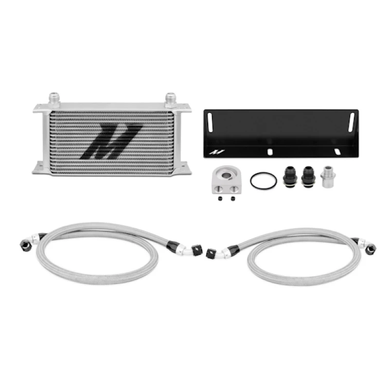 Mishimoto 79-93 Ford Mustang 5.0L Öl-Kühler-Kit - Silber