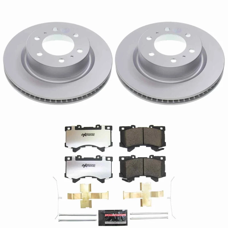 Power Stop 24-25 Toyota Tacoma Front Z36 Coated Truck & Tow Brake Kit
