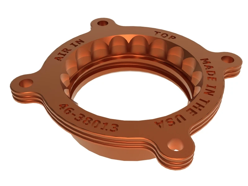 aFe Silver Bullet Drosselklappenabstandshalter TBS 22-23 Toyota GR86 H4-2.4L - Orange