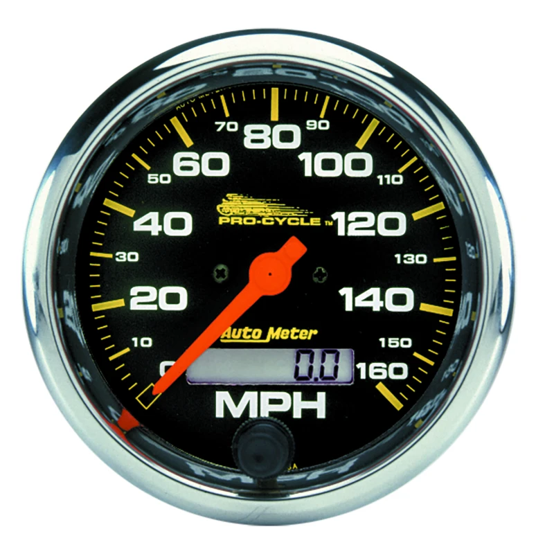 Autometer Pro-Cycle Gauge Speedo 3 3/4in 160 Mph Elec Black
