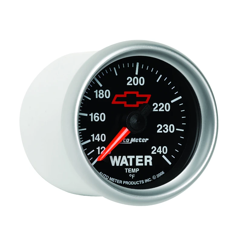 Autometer Sport-Comp II 2-1/16in 120-240 Deg Mechanical Water Temp Gauge - Bowtie Black
