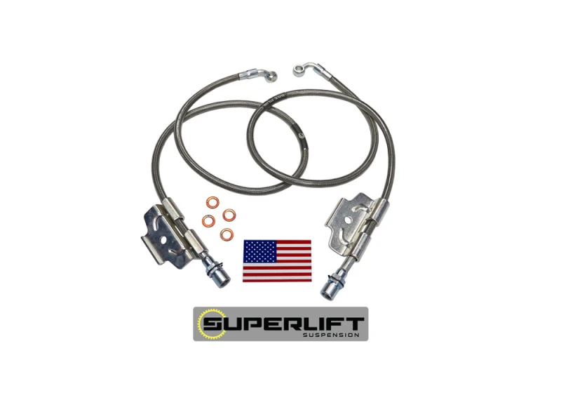 Superlift Bullet Proof Bremsleitungen für 2003–2013 Dodge Ram 2500/3500