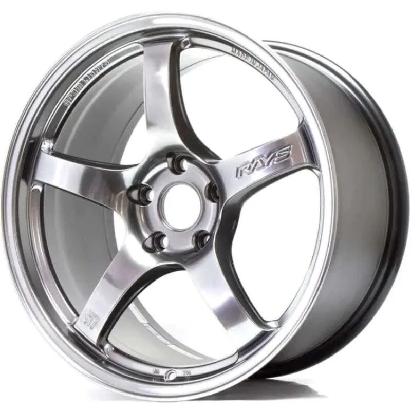 Gram Lights 57CR 19x9.5 +25 5x112 Grace Silver Wheel (MOQ 20 PCS)
