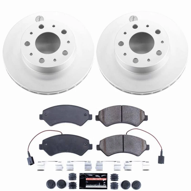 Power Stop 14-21 Ram ProMaster 1500 Front Z23 Coated Brake Kit