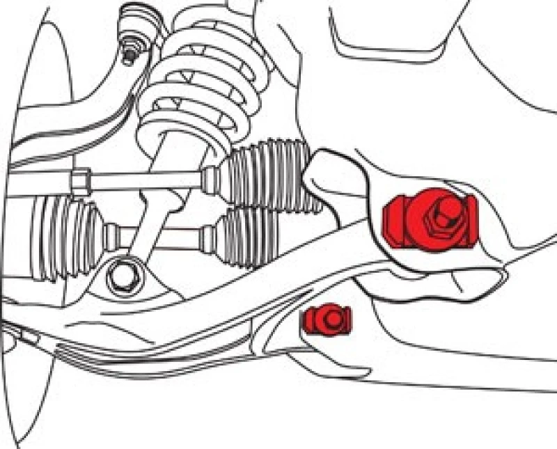 SPC Performance 09-14 FORD F-150 4wd / Raptor Cam Vordere Camber / Caster Kit