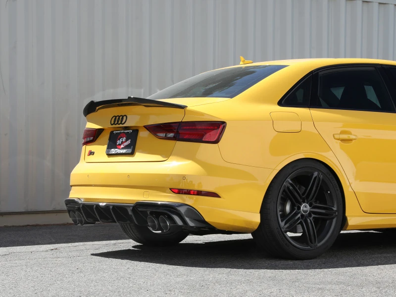 aFe MACHForce XP 3in-2.5in 304SS Auspuff-System 15-20 Audi S3 L4-2.0L (t) - Carbon-Spitzen