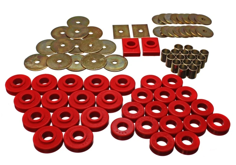 Energy Suspension GM Karosserie-Montagesatz - Rot