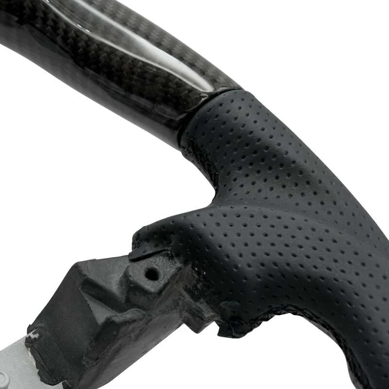 NRG 12-23 Toyota Tacoma OEM Plus Carbon Fiber Steering Wheel w/ Black Stitch & Red Center Mark