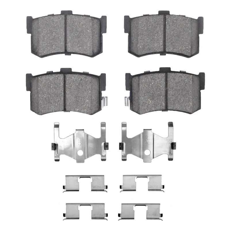 DFC 86-88 Acura LEGEND Rear 4000 HybriDynamic Brake Pads and Hardware Kit