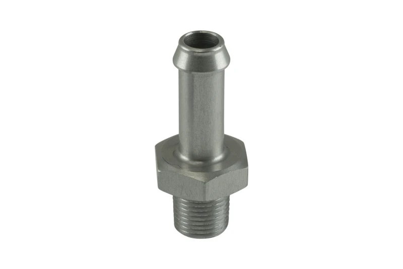 Turbosmart 8mm / 5/16 Zoll Schlauch-Endstück auf 1/8 NPT männlich gerade - Klar