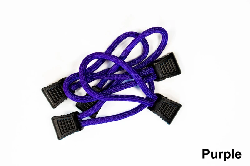 Fishbone Offroad Paracord Zipper Pulls 5 Pcs Purple