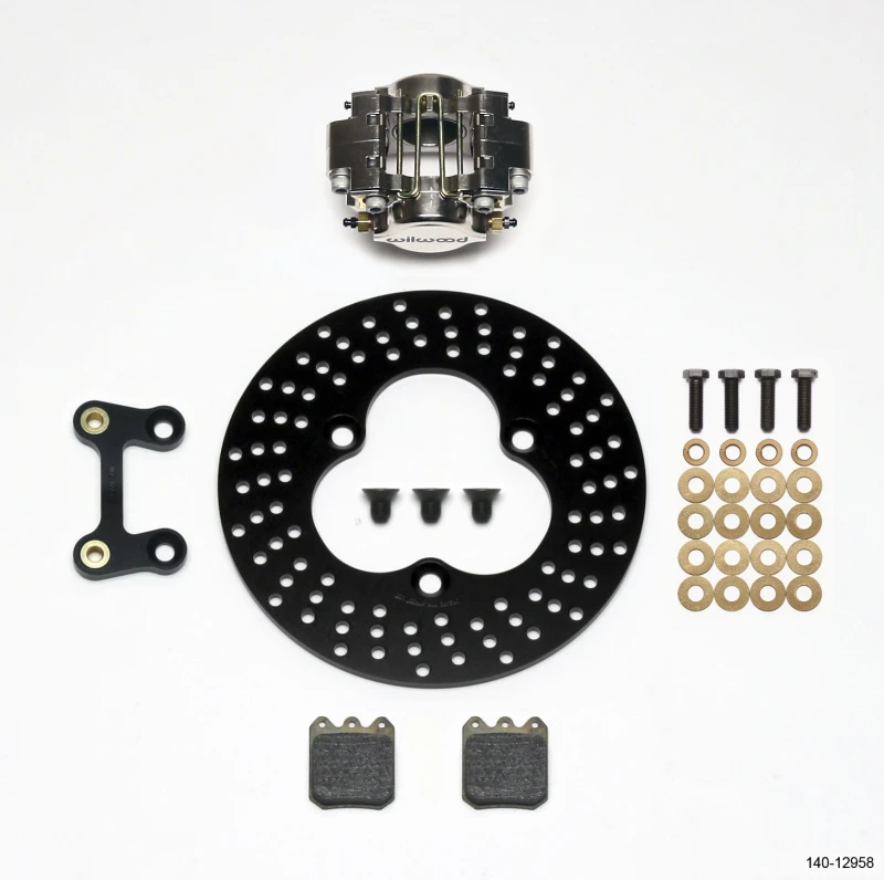 Wilwood Dynapro Einzel-LW-Kit vorne links - Midget 10,20 Zoll Aluminium-Bohrrotor